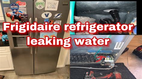 frigidaire refrigerator water leaking underneath|Why Your Frigidaire Refrigerator Leaks Water 